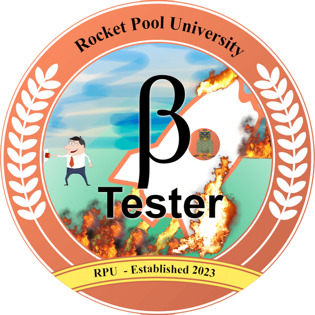 Rocket Pool University Beta Tester